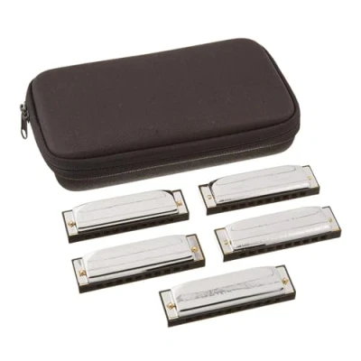 Image de Hohner SPC Special Twenty Harmonica, lot de 5 avec étui