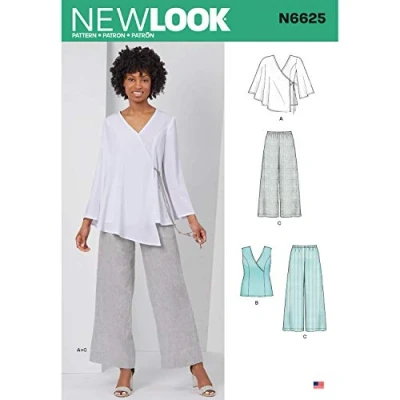 Image de New Look Patrons et modèles de Couture, Papier, Blanc, Taille A, 38/50