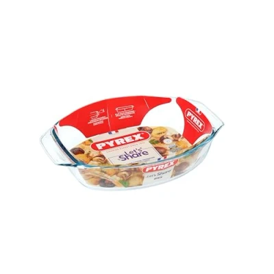 Image de Pyrex Irresistible Plat à Four Ovale en Verre 35x24 cm