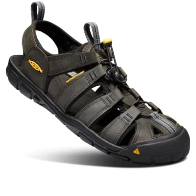 Image de Keen Clearwater CNX Sandales de randonnée, Homme, Taille: 47.5, Magnet/black Cuir et textile