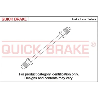 Image de QUICK BRAKE CN 1120TX TX Conduite de frein OPEL: Corsa C 3/5 portes