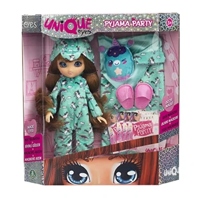 Image de Giochi Preziosi Unique Eyes Sophia Pyjama Party avec de Nombreux Accessoires, Invitations à la fête pour Organiser des soirées Amusantes Les Filles partir 3 Ans, Jeux précieux
