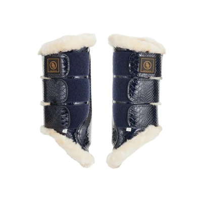 Image de BR Protège jambes Majestic Laquer XL Marine Bleu