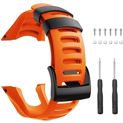 Image de Tyogeephy Compatible avec Suunto Ambit 3 Bracelet, Bande de remplacement pour Bracelet Premium Watchband Peak, Sport, Run, 2R, 2S, 2, and 1