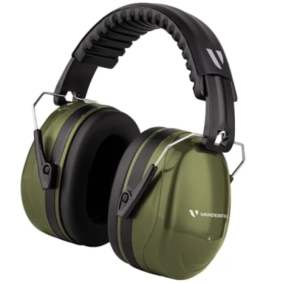 Image de Vanderfields Casque Anti Bruit Adulte, 33dB Certifié CE, Protection Auditive pour Travail, Autisme, Bricolage, Tonte, Chantier, Tir, Sensoriel, Réduction de Professionnelle