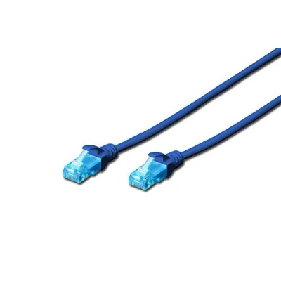 Image de Cordon de brassage U/UTP kat.5e PVC 1m niebieski