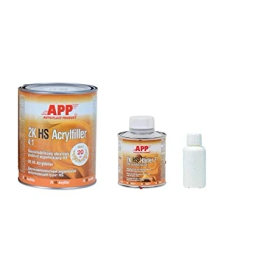 Image de Appret garnissant gris APP 2K 4:1 1litre + 0,25L de durcisseur +0,25L diluant
