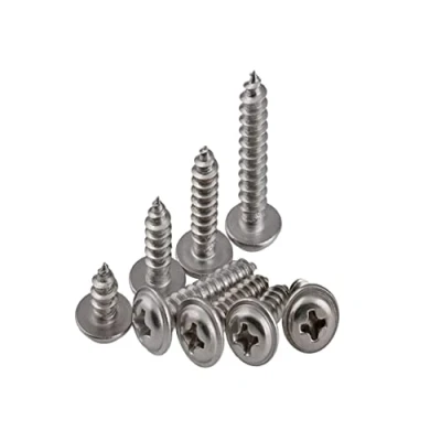 Image de LAZIRO vis à tête Ronde en Acier Inoxydable 304 autotaraudeuses avec rembourrées M2 M2.3 M2.6 M3 M4 PWA (Size : M3X6 250pcs)