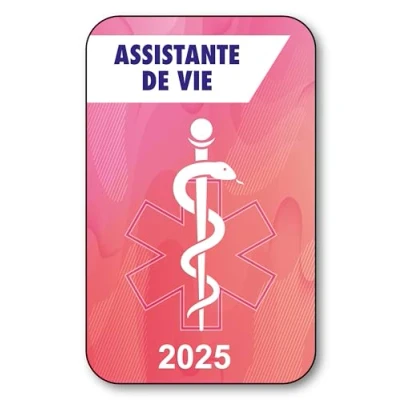 Image de SIGNAL SAFETY Autocollant Sticker Vignette Caducée 2024 pour Pare Brise en Vitrophanie V7 Assistante de Vie