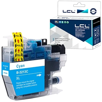 Image de LCL Cartouche d&#039;encre Compatible LC 3213 LC3213 3213C LC3213C (1Cyan) Remplacement pour Brother DCP J770 J772DW J774DW MFC J890DW J895 J497DW J572DW J491DW