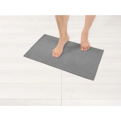 Image de Hammetex Badetücher 43x61 cm, Extra Weich und Saugfähig 100% Baumwolle, 1 stück Leichtes Langlebiges Badetuch, Perfekt für Bad, Spa Fitnessstudio, Hellgrau