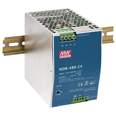 Image de Mean Well NDR 480 24 Alimentation Rail DIN à Sortie Unique AC DC