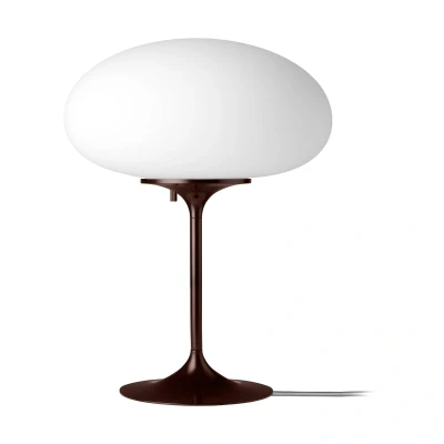 Image de GUBI Stemlite lampe à poser, noire rouge, 42 cm