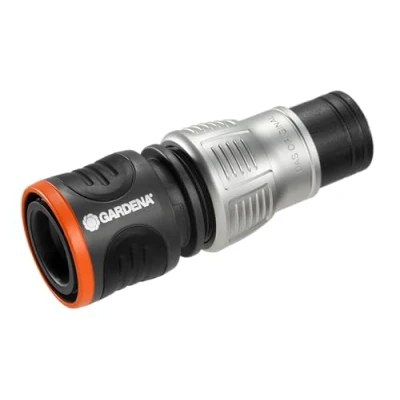 Image de Raccord d&#039;arrosage Premium Aquastop 13 mm (1/2&#039;&#039;) 15 (5/8 Pouce) de Gardena : aquastop, résistant au gel, emballé (18253 20)