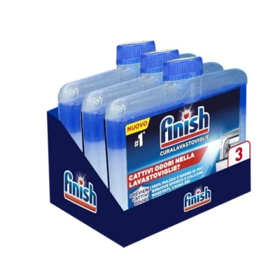 Image de Finish Lave vaisselle, Additif 3 produits de 250 ml.