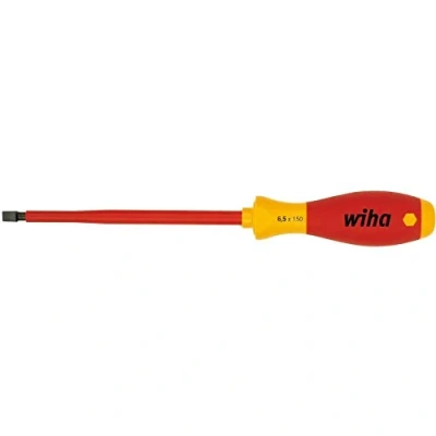 Image de Wiha 822 Tournevis plat 3,5 mm avec poignée ergonomique multi composant