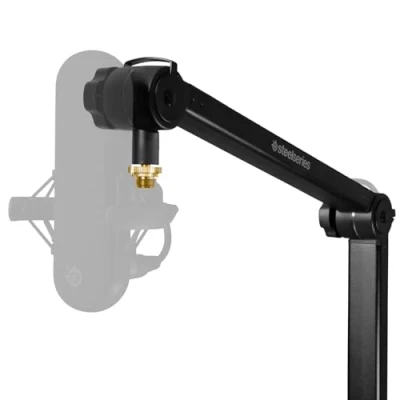 Image de SteelSeries Alias/Alias Pro Perche Micro Pour les jeux, le streaming et podcast Rotation à 360 Pince de bureau Conception en ciseaux pliants Adaptateurs 3/8&quot; 5/8&quot;