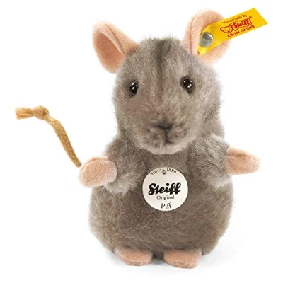 Image de Steiff Souris Piff, Gris, 056222