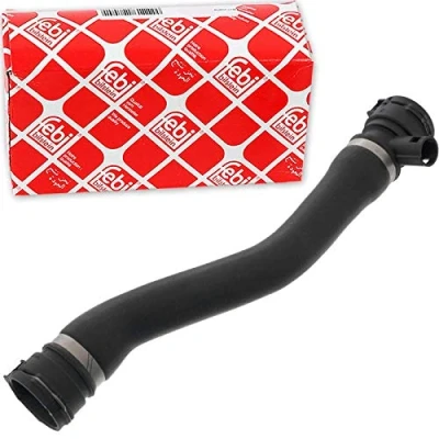 Image de FEBI BILSTEIN 49255 Durite De Refroidissement à droite, inférieur EPDM (éthylène propylène diène caoutchouc), Matière plastique avec raccords rapides