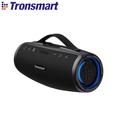 Image de Tronsmart Mirtune S100 Haut parleur Bluetooth portable, basses puissantes et aigus clairs, poignée rétractable, 20 heures d&#039;autonomie, étanchéité IPX7, égaliseur personnalisé, banque d&#039;alimentation