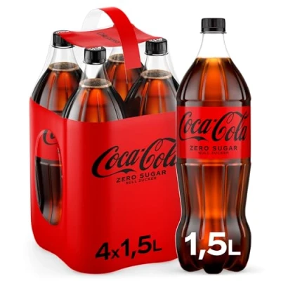 Image de Coca Cola Zero Sugar, 4 x 1,5 l