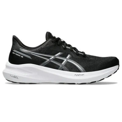 Image de Asics GT 1000 13 Chaussures de running sur route, Homme, Taille: 51.5, Black/white Tissu / matière synthétique