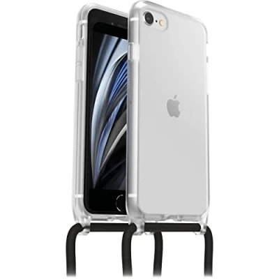 Image de OtterBox React Necklace Coque pour iPhone 7/8/SE 2020/SE 2022, de Protection Ultra Fine avec Collier réglable et Amovible, testé Selon Les Normes Militaires, Transparent