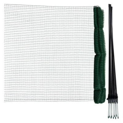 Image de horizont clôture de délimitation FLEX, mobile spéciale avec 9 piquets séparés en fibre verre, 15 m long &amp; 90 cm haut