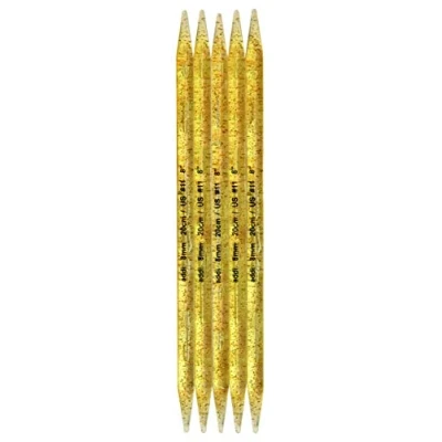 Image de Addi Aiguilles à double pointe en plastique champagne, 25 cm, 15 mm