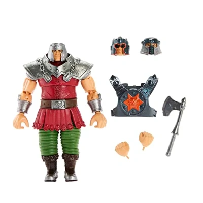 Image de Les Maîtres De L’Univers Figurine Articulée Bélios Masterverse New Eternia (18Cm) Deluxe avec 30 Points D’Articulation Et Accessoires Combat, Jouet Enfant, Dès 3 Ans, HLB57