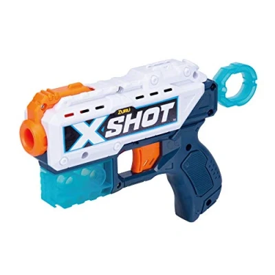 Image de ZURU XSHOT Recoil Pistolet à flèches 8 FLECHES en Mousse Mouvement de recul Tire jusqu&#039;à 27 m 36184
