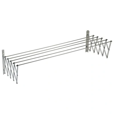 Image de SAUVIC Séchoir à linge extensible inoxydable 160 cm