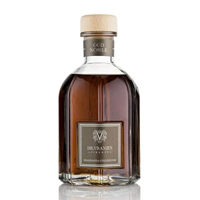 Image de Dr. Vranjes Diffuseur Oud Nobile 250 ML + 2 Paquets de Bâtonnets Blancs (3 pièces), Parfum d&#039;intérieur Luxe, Principal: Oriental et Enveloppant, Pyramide Olfactive: Bergamote, Oud, Myrrhe