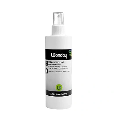 Image de WONDAY nettoyant pour Tableau Blanc, Spray, 250 ML Noir