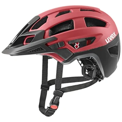 Image de uvex Finale 2,0 Casque de Vtt sûr pour Hommes et Femmes Réglage la Taille Individuel à Compléter avec un Éclairage Led Red Black Matt 56 61 cm
