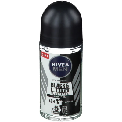 Image de Nivea MEN Black &amp; White Invisible Original Déodorant Roll On 48h