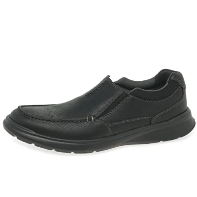 Image de Clarks Cotrell Free, Mocassin Homme, Lea huileuse Noire, 40 EU