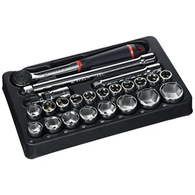 Image de FACOM MOD.S161 36 Jeu de 23 Module douilles 6 Pans, Gris, 1/2&quot;