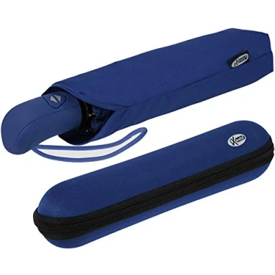 Image de IX de Brella First Class Parapluie avec étui Stable Grand sturmfest bleu 97