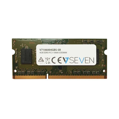 Image de V7 V7106004GBS SR 4GB DDR3 PC3_10600 _ 1333MHZ SO DIMM Module de mémoire