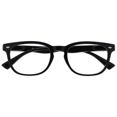 Image de The Reading Glasses Company La Société Lunettes De Lecture Noir Lecteurs Gregory Peck Style Hommes Femmes Charnières Ressort R14 1 +3,50