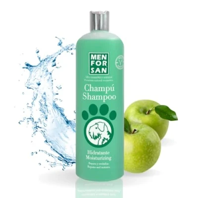 Image de MENFORSAN Shampooing hydratant pour Chien 1 l, Hydrate, protège et rafraîchit