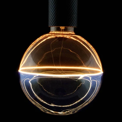 Image de SEGULA LED Globe Illusion, E27 G145 bleu/ambre 6W 1.900K dim