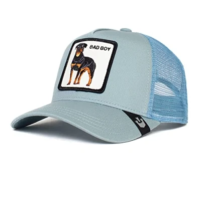 Image de Goorin Bros. The Farm Bad Boy Truckin Casquette de camionneur, ajustable, pour hommes et femmes, Taille unique, gris, unique