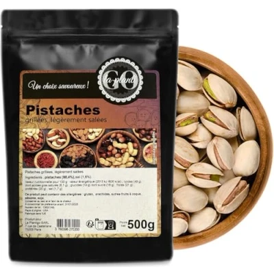 Image de Pistaches grillées légèrement salées 500g LA PLANTIGO