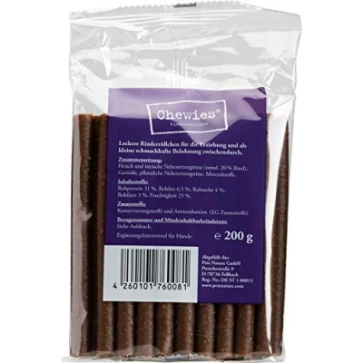 Image de Chewies friandises pour chien rouleaux de boeuf 200 g