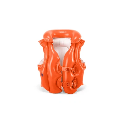 Image de Gilet de natation gonflable INTEX Modèle pour enfant 50 x 47 cm Orange