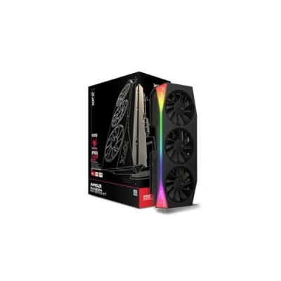 Image de XFX Mercury AMD Radeon RX 9070XT OC Gaming Edition avec RVB 16 Go GDDR6, HDMI 3xDP, RDNA™ 4 (RX 97TRGBBB9)