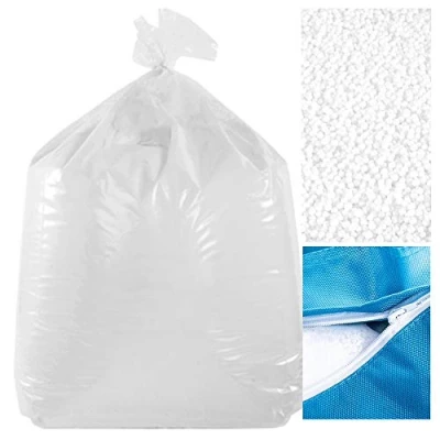 Image de LIVEDECO 200 L Recharge Billes de Polystyrène Neuve, Certifiées M1 Anti FEU, pour Pouf Géant BiG52