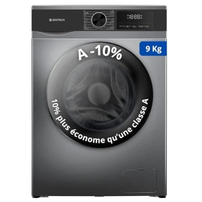 Image de GEDTECH Lave Linge GLL91400DG 9kg 1400 Trs/min Charge Frontale Classe énergétique A Couleur Dark grey Noir